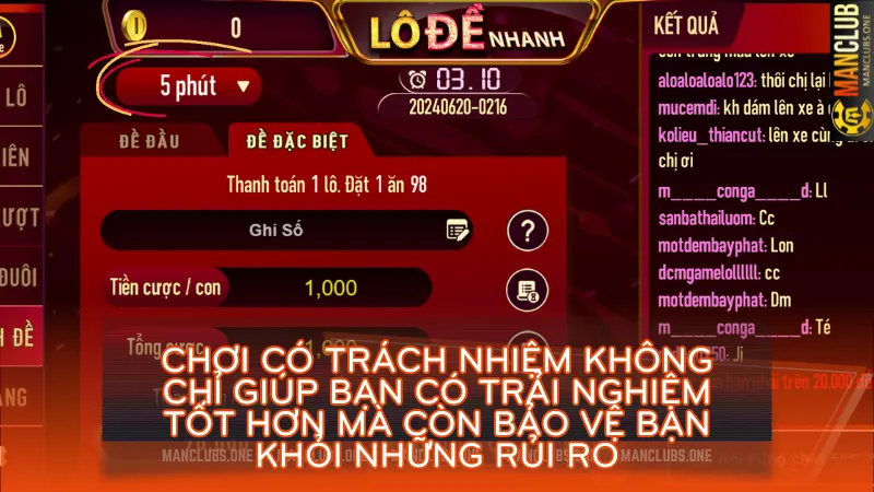 Chơi có trách nhiệm không chỉ giúp bạn có trải nghiệm tốt hơn mà còn bảo vệ bạn khỏi những rủi ro không đáng có